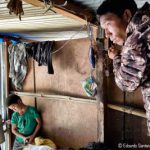 2 Nepal Dec 2018. Interior shot of home with electrics